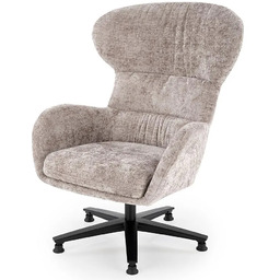 Edinos Beżowy obrotowy fotel wypoczynkowy M9-K35