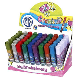Klej brokatowy 10,5 ml - display 60 sztuk