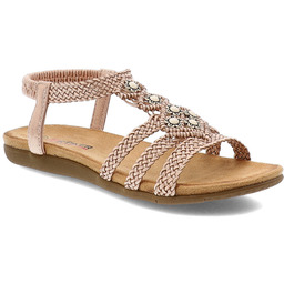 Artiker Różowe Sandały Eleganckie Obuwie Damskie