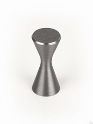 Gałka meblowa Diabolo Aluminiowa Szara Szczotkowana