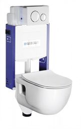 Zestaw WC podtynkowy GEBERIT stelaż miska WC przycisk
