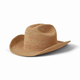 kapelusz BRIXTON - Odessa Straw Packable Cowboy H