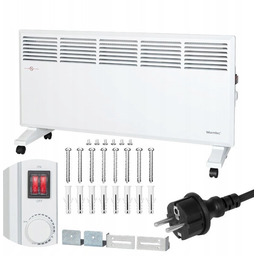 Grzejnik elektryczny konwektorowy termostat energooszczędny EWN-2500W