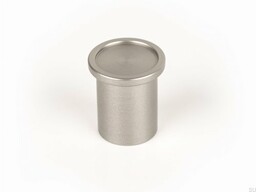 Gałka meblowa Round Aluminiowa Srebrna Szczotkowana