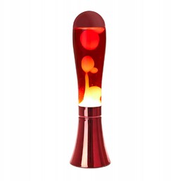Lampka Lawa Lampa Lava 45cm Czerwona magma sieciowa