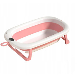 SKŁADANA DUŻA WANIENKA DLA DZIECI TERMOMETR FOTELIK PODUSZKA