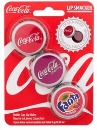 Lip Smacker Coca-Cola Bottle Cap Lip Balm zestaw