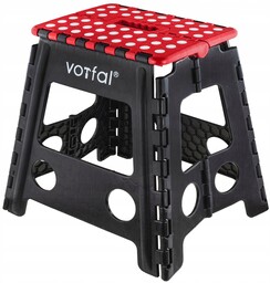 Stołek Taboret Składany Antypoślizgowy Podwyższany 40CM