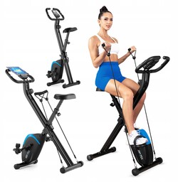 Rower Stacjonarny Składany Rowerek Treningowy Magnetyczny Do 120