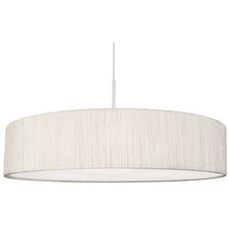 Nowodvorski Biała lampa wisząca Turda 8945 abażurowy zwis