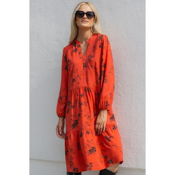 SUKIENKA ROSSY - CZERWONO-CZARNA