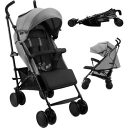 KINDERKRAFT Wózek dziecięcy spacerowy Siesta 2 Szary
