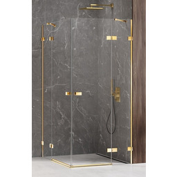 New Trendy Avexa Gold Shine kabina prostokątna 110x80x200