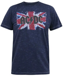 Duży T-shirt Granatowy ''AC/DC'' DENNIS-D555