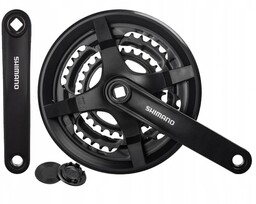 Mechanizm korbowy MTB Junior Shimano FC-TY301 42/34/24 krótkie