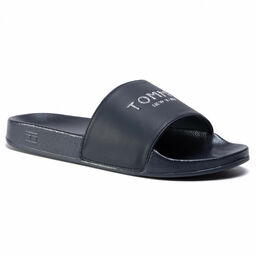 Klapki Tommy Hilfiger Th Glitter Pool Slide FW0FW04982