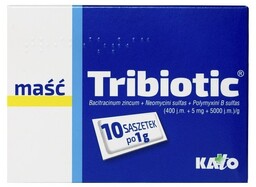 Tribiotic maść zapobieganie zakażeniom bakteryjnym przy drobnych ranach