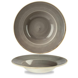 TALERZ DO PASTY PEPPERCORN GREY 28 cm PORCELANA