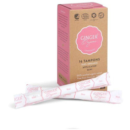 GINGER ORGANIC_Tampons Mini tampony organiczne z aplikatorem 16szt
