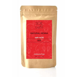 Naturalna Henna Czerwona, Soil & Earth, 100g