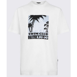 T-shirt męski liu jo con stampa altro