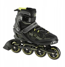 Łyżworolki Nils Extreme NA9157 Czarno-żółty 40