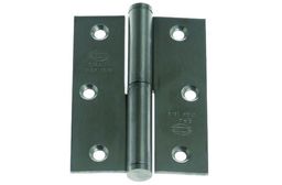 Zawias do drzwi bezprzylgowych AMIG 424, 90x65 INOX,