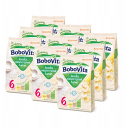 BoboVita Kaszka mleczno ryż bananowa Zestaw 9x230g