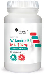 Aliness Witamina B6 (P-5-P) 25 mg, 100 tabletek