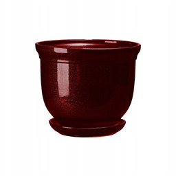 Doniczka ceramiczna z podstawką Grecka wys. 20cm śr.
