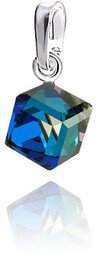 Srebrny Wisiorek Kostka Swarovskiego Swarovski 925