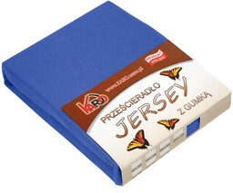 Prześcieradło jersey z gumką 120x200 szafirowe P29-120 grube