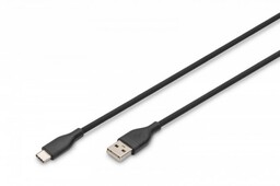 Digitus Kabel zasilający silikonowy USB-A - USB-C, USB