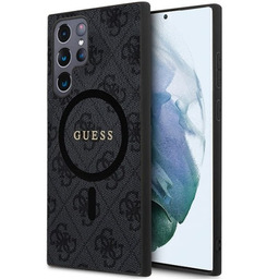Guess Etui Hardcase 4G Leather Metal Logo MagSafe