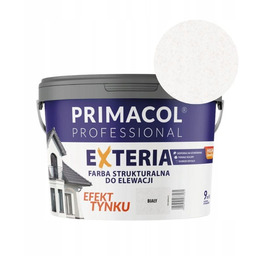 Primacol Farba Elewacyjna Exteria 4,5l Biały farba Strukturalna