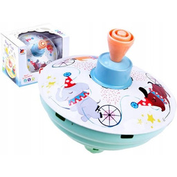 Bączek tradycyjny metalowy zabawka bąk