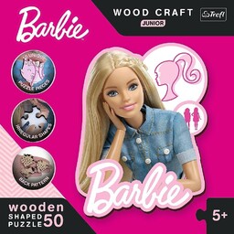 Trefl PUZZLE DREWNIANE 50 PIęKNA BARBIE TREFL