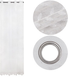 Firana Dekoracyjna 145 x 250 Przelotka Cruz Woal02