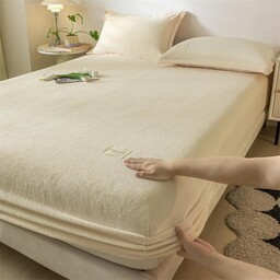 Prześcieradło Polarowe Pluszowe Miś 140x200 cm z Gumką