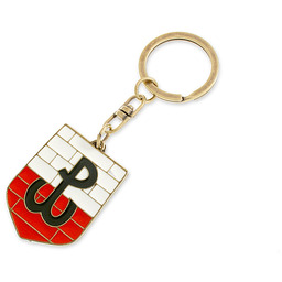 BRELOCZEK POLSKA WALCZĄCA styl wojskowy kolor biały army