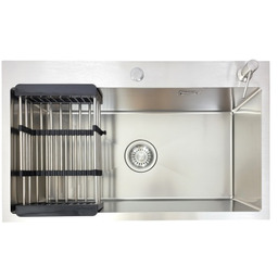 Zlewozmywak stalowy STELLMAN STEEL 7545 Inox 75x45 +