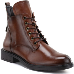 Botki damskie workery ocieplane camel Vinceza 58677