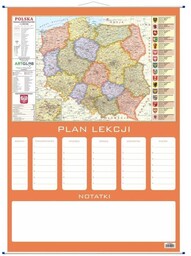 Plan lekcji - Polska mapa administracyjna, ArtGlob