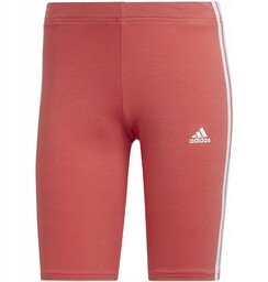 Spodenki damskie adidas Tight 3-Stripes Bike Shorts koralowe