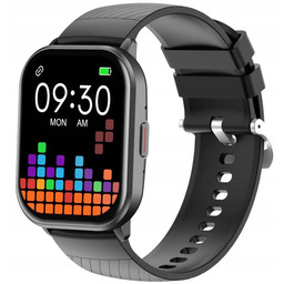 Smartwatch Rubicon RNCF34 Czarny Puls Tętno Ciśnienie Kroki