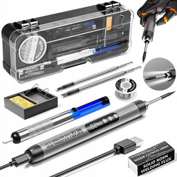 Lutownica Precyzyjna Kolbowa 8W Zestaw Etui Walizka Podstawka