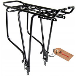 Bagażnik rowerowy regulowany 26" 28" stalowy pod sakwy