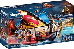 PLAYMOBIL Novelmore 70641 Statek Ognia Wojowników Burnham,