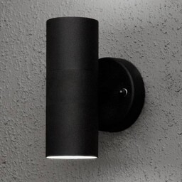 Konstsmide 2-punktowa zewnętrzna lampa ścienna MODENA, czarna