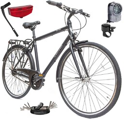 Rower Męski Miejski 28'' SHIMANO Nexus 7 Bagażnik